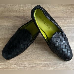 Robert Zur ‘Alyssa’ Black Leather Moc 7.5M